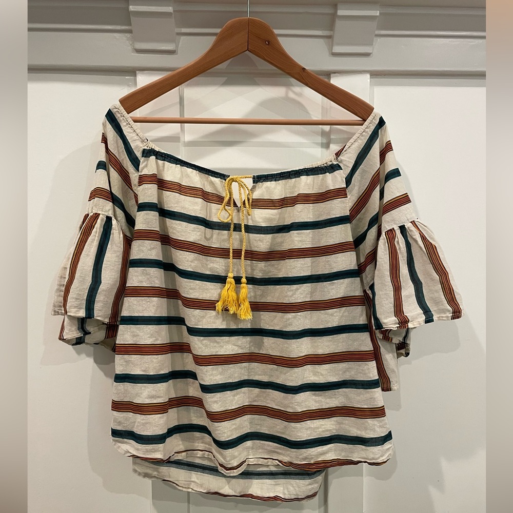 DIRECT FROM COPENHAGEN off-the-shoulder blouse